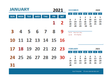 August 2021 Excel Calendar with Holidays