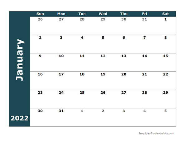 free-download-printable-calendar-2022-in-one-page-clean-blank