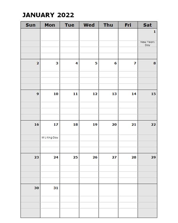 2022 Daily Planner Microsoft Word Template - Free Printable Templates