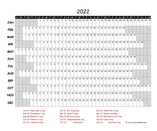 22 Excel Calendar Project Timeline Free Printable Templates