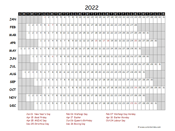 2022 calendar with holidays uk excel