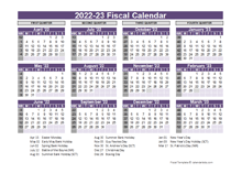 2022 Fiscal Calendar Year - Free Printable Templates