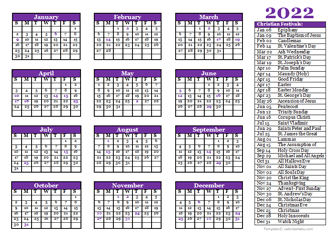 Christian Calendar 2022 Pdf 2022 Christian Calendar – Christian Religious Festival Calendar 2022