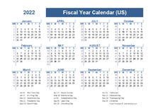 2022 Fiscal Planner USA