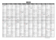 Calendar 2022 malaysia excel