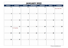 December 2022 Blank Calendar