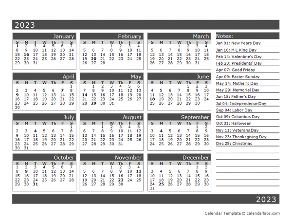 12-month-one-page-calendar-template-for-2023-free-printable-templates