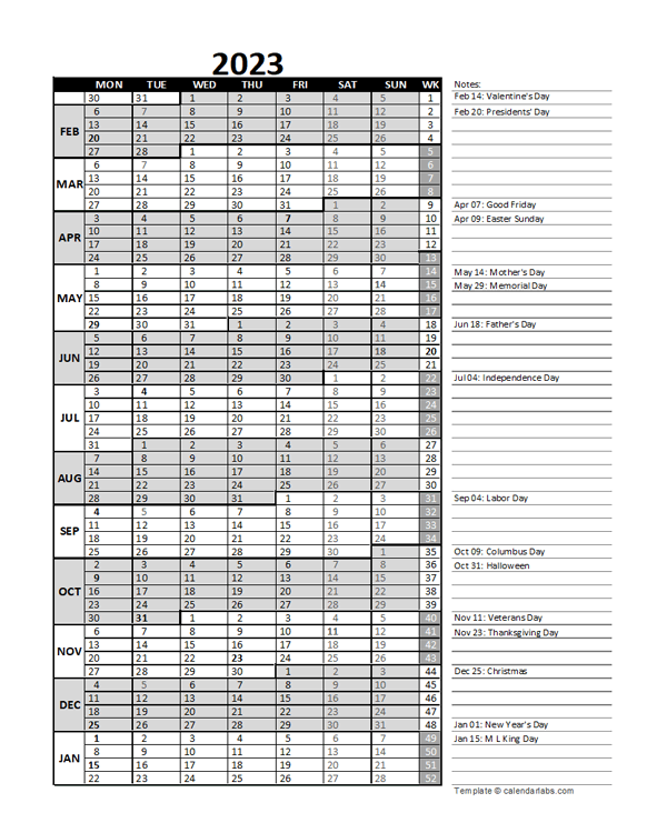 2023 Accounting-Month-End-Close-Calendar