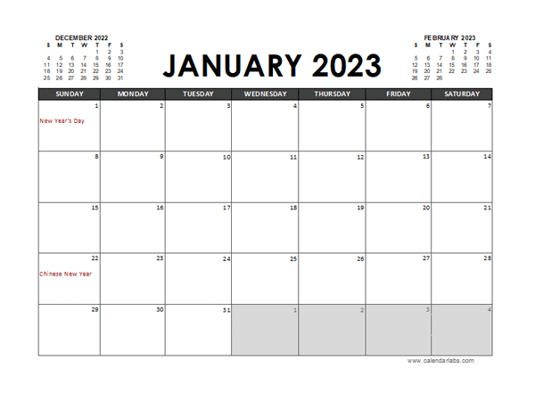 2023 Calendar Planner Indonesia Excel
