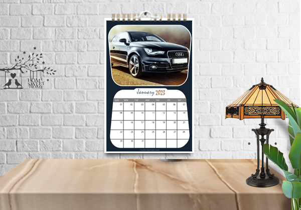 2023 Classic Car Monthly Wall Calendar