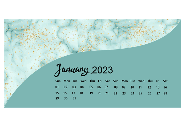 2023 Desk Calendar Printable