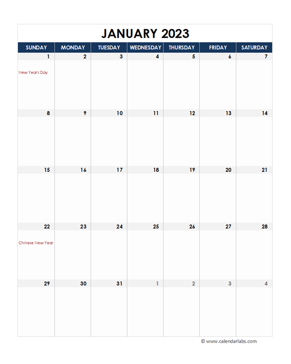 2023 Indonesia Calendar Spreadsheet Template