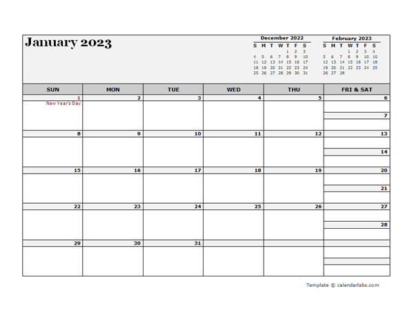 2023 Ireland Calendar For Vacation Tracking