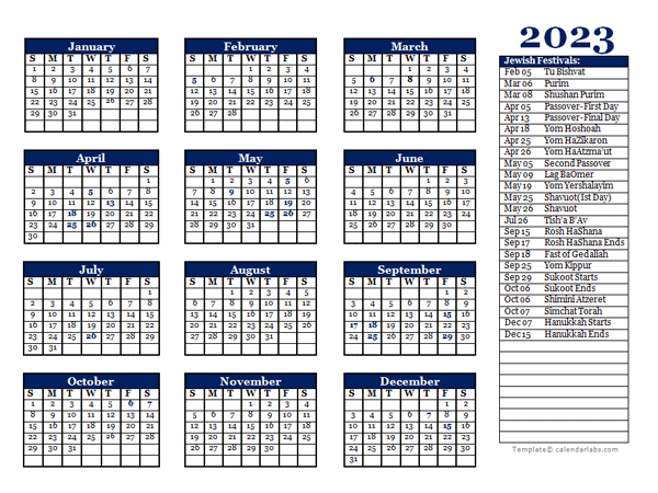 Jewish Calendar 2023 For Outlook PELAJARAN
