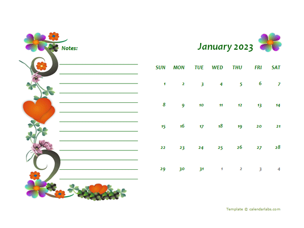 2023 Pakistan Calendar Free Printable Template