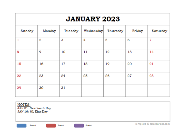 2023 Calendar Template Powerpoint 2023 Calendar Vrogue