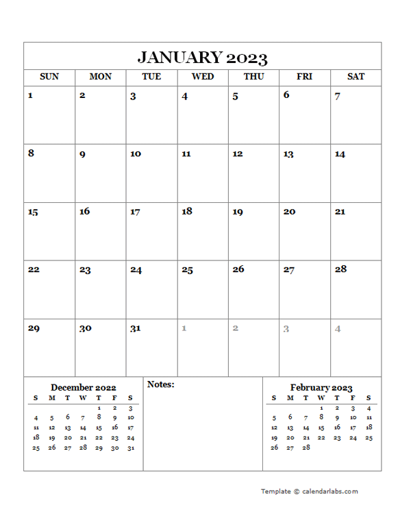 2023 Printable Calendar with Pakistan Holidays
