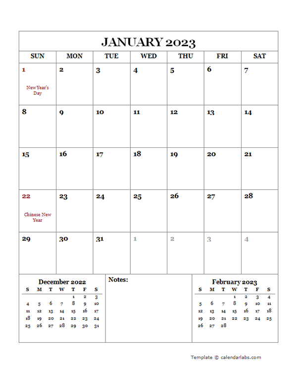 2023 Printable Calendar with Philippines Holidays