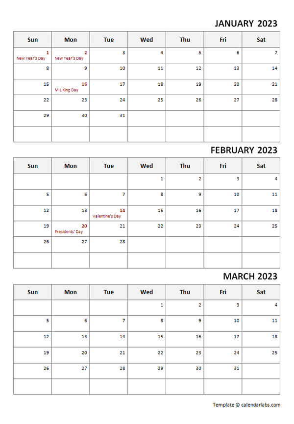 free-printable-calendar-3-months-per-page-2023-printable-templates-free