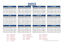 2023 Accounting Calendar 4-5-4
