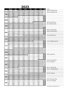 2023 Accounting-Month-End-Close-Calendar