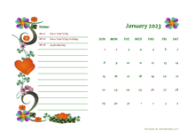 2023 Australia Calendar Free Printable Template