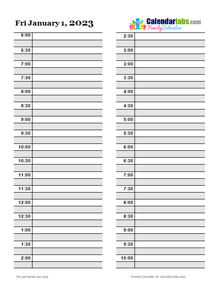 2023 Daily Planner Template