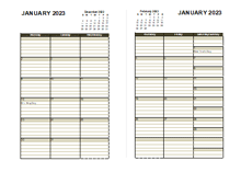 2023 Free Printable Apple Numbers Calendar