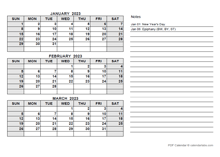 2023 Germany Quarterly Calendar with Holidays