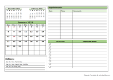 2023 Monthly Appointment Planner