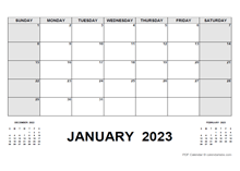 2023 Monthly Planner with Pakistan Holidays