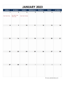 2023 New Zealand Calendar Spreadsheet Template