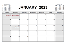 2023 printable calendar pdf