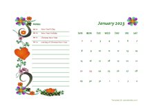 2023 Singapore Calendar Free Printable Template