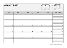 2023 UAE Calendar For Vacation Tracking
