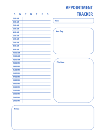 2023 Appointment Tracker Calendar