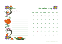 December 2023 Calendar Dates