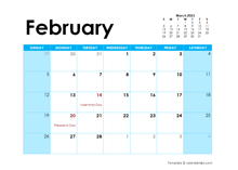 February 2023 Calendar with Holidays