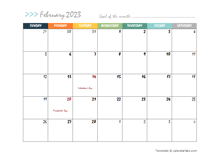 February 2023 Planner Template