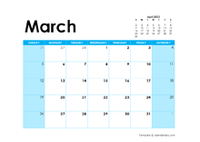 March 2023 Calendar with Holidays