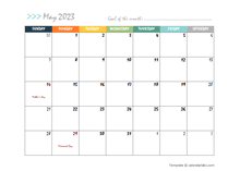 May 2023 Planner Template
