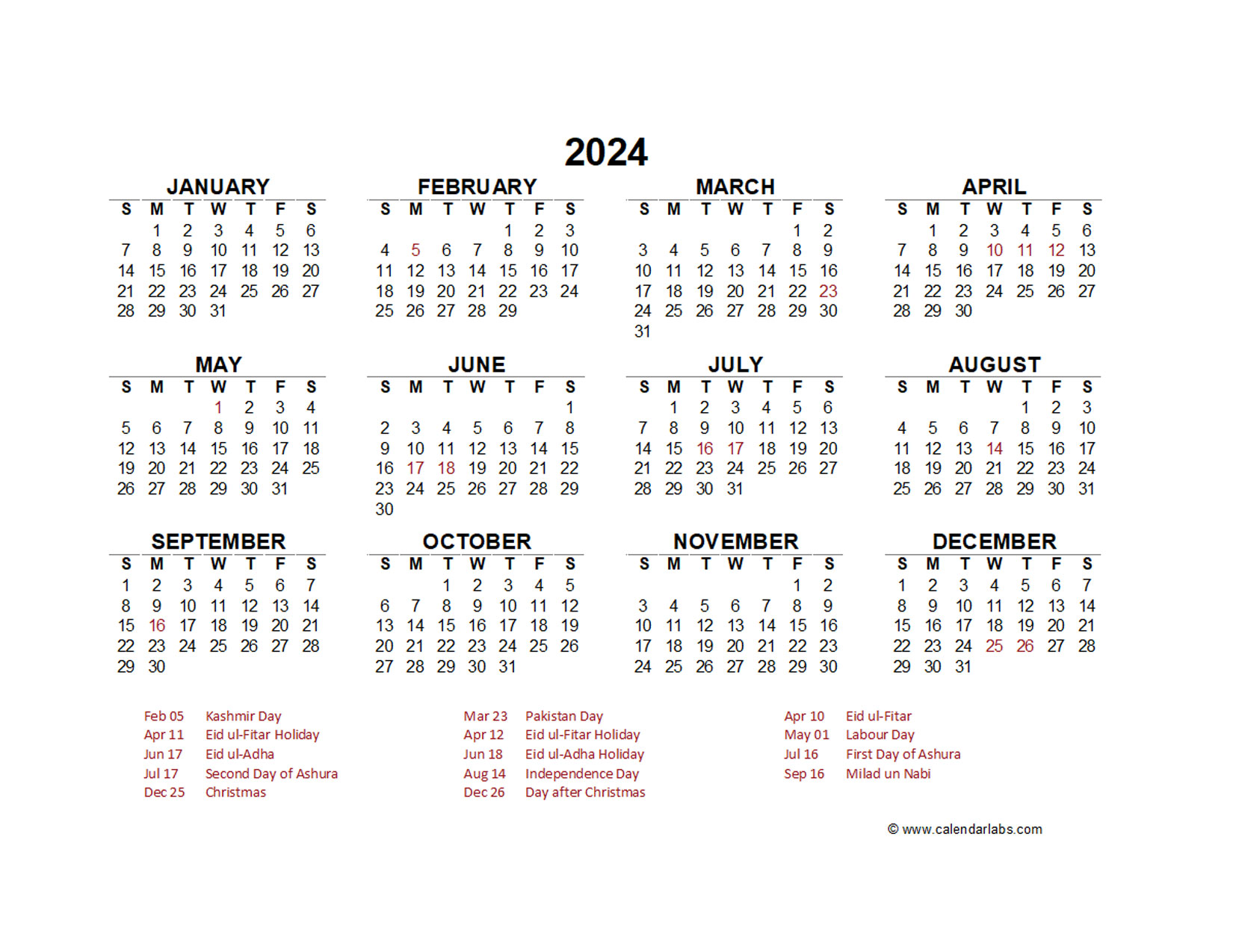 Holidays 2024 In Pakistan Greer Shanda