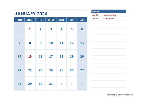2024 Editable Monthly Word Calendar Template Free Printable Templates