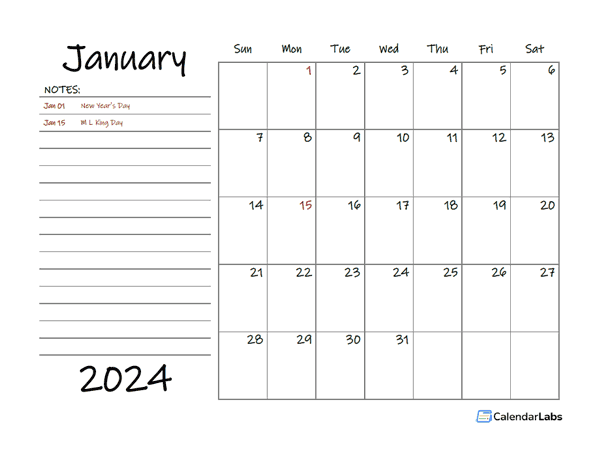 2024 Monthly Schedule Word Template - Free Printable Templates