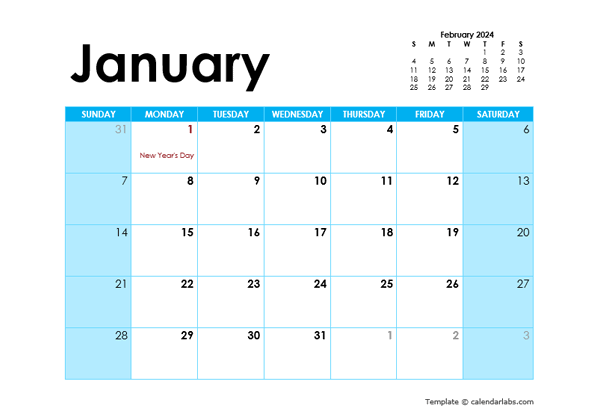 2024 Monthly Calendar Printable With Holidays Philippines Agata Ariella