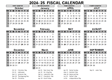 2024 Fiscal Year Calendar Templates - CalendarLabs