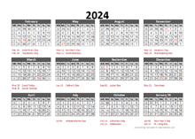 2024 Accounting Calendar 5-4-4