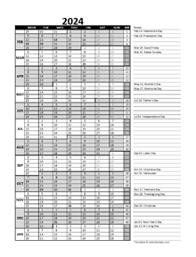 2024 Accounting-Month-End-Close-Calendar