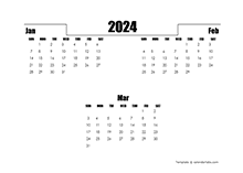 2024 Australia Quarterly Planner Template