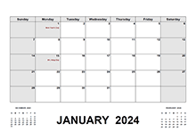 2024 Calendar With Holidays PDF
